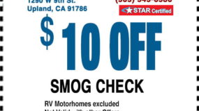 Smog Check Coupon Upland