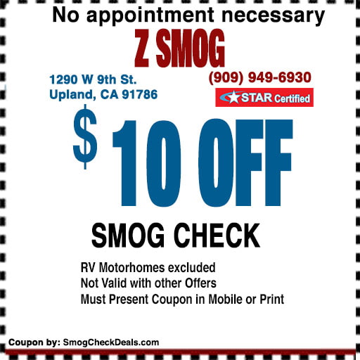 Smog Check Coupon